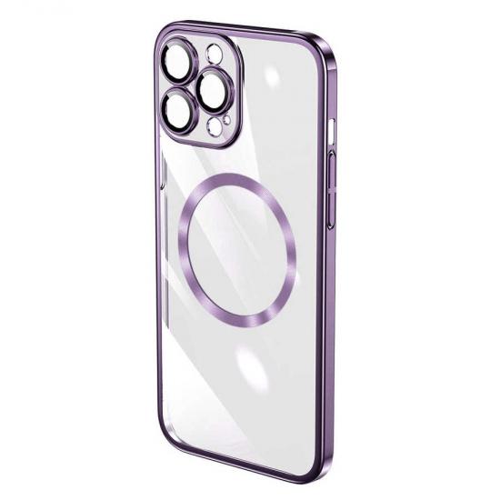 iPhone Uyumlu 14 Pro Kılıf Wireless Şarj Özellikli Sert PC Tuhatu Riksos M-safe Kapak