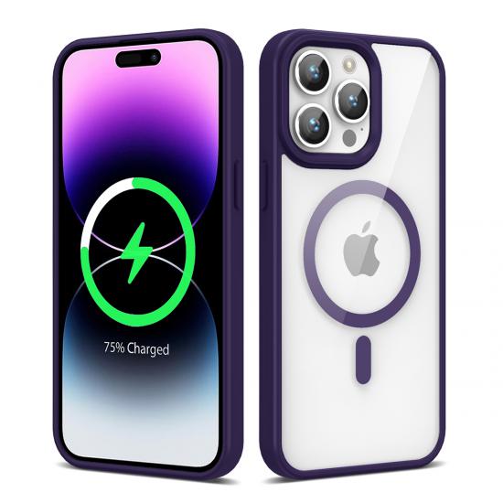 iPhone Uyumlu 14 Pro Kılıf M-safe Wireless Şarj Özellikli Silikon Tuhatu Ege Kapak