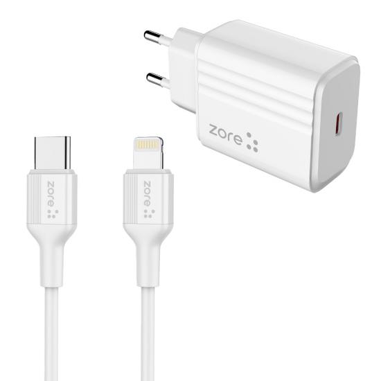 Tuhatu Play Serisi PL2 Type-C to Lightning 2in1 PD Seyahat Şarj Aleti 20W