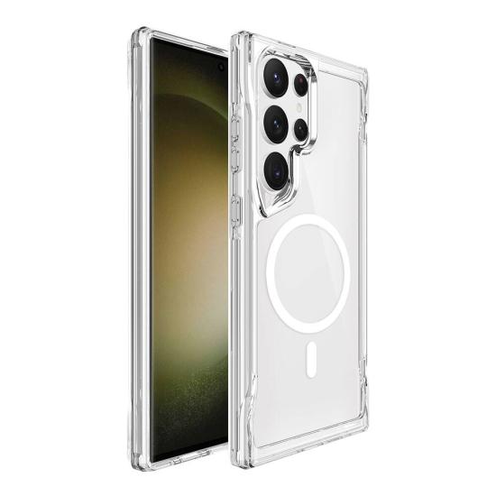 Galaxy Uyumlu S24 Ultra Kılıf Tuhatu M-safe Şarj Özellikli T-Max M-safe Kapak