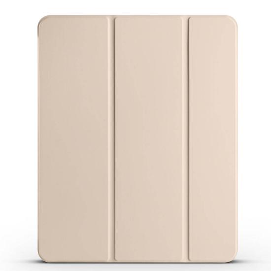 iPad Uyumlu Air 13 2024 Tuhatu Smart Cover Kalem Bölmeli Standlı 1-1 Kılıf-Gold