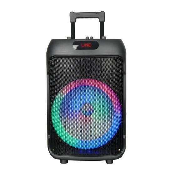 Tuhatu GD-1203 Dijital LED Göstergeli FM Radyolu Mikrofonlu RGB TWS 12 inç Stereo Bass Kablosuz Karaoke Hoparlör