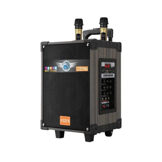 Tuhatu LT-910 Dijital LED Göstergeli FM Radyolu Mikrofonlu Gitar Girişli TWS 10 inç Stereo Bass Kablosuz Karaoke Hoparlör