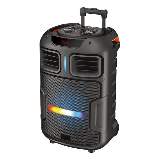 Tuhatu GD-1503 Dijital LED Göstergeli FM Radyolu Mikrofonlu RGB TWS 15 inç Stereo Bass Kablosuz Karaoke Hoparlör