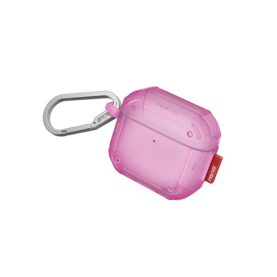 Airpods Uyumlu 4 Kılıf Airbagli Yivli Köşe Tasarımlı 360 Derece Tam Koruma Skinarma Mecha CE Kılıf