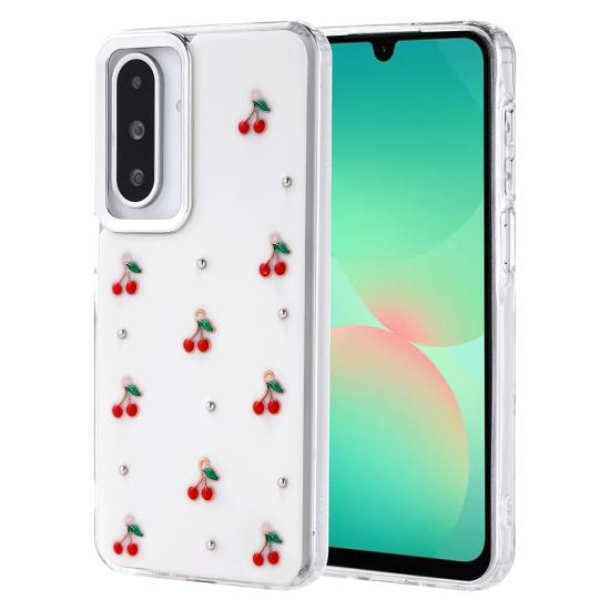 Galaxy Uyumlu A26 Kılıf Airbag Tasarımlı Simli Şeffaf Tuhatu Kutup Kapak