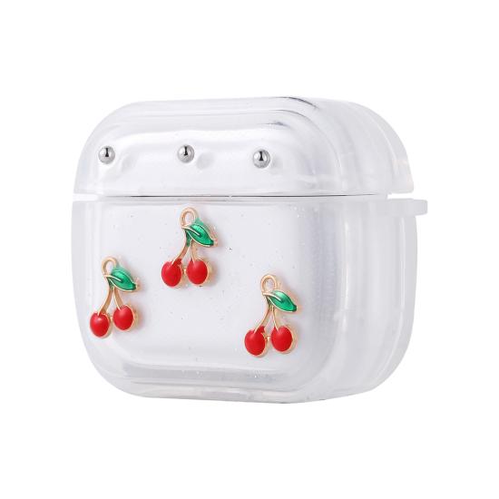 Airpods Uyumlu 3. Nesil Tuhatu Airbag 44 Airbag Tasarımlı Simli Şeffaf Kutup Kılıf