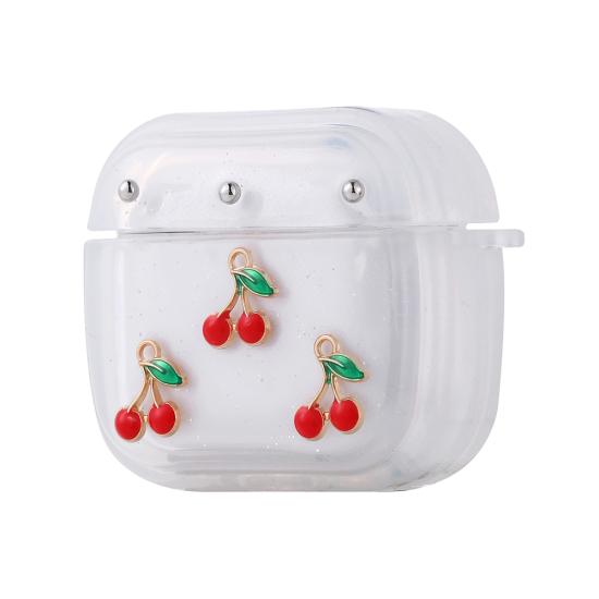Airpods Uyumlu 4 Tuhatu Airbag 44 Airbag Tasarımlı Simli Şeffaf Kutup Kılıf