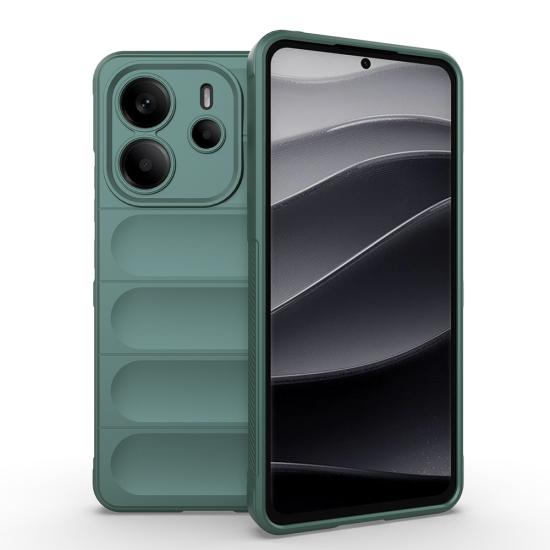 Xiaomi Uyumlu Redmi Note 14 4G Kılıf Esnek TPU Oyuklu Arka Yüzey Tasarımlı Tuhatu Etnik Silikon Kapak