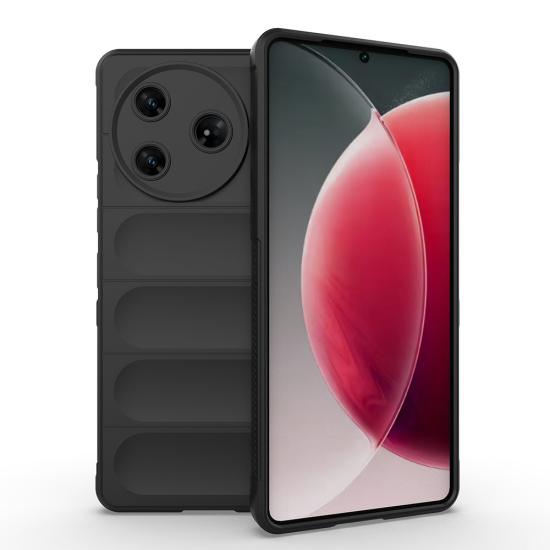 Tecno Camon 30 Pro 5G Kılıf Esnek TPU Oyuklu Arka Yüzey Tasarımlı Tuhatu Etnik Silikon Kapak