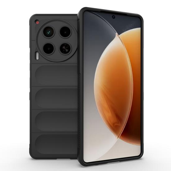 Tecno Camon 30 4G Kılıf Esnek TPU Oyuklu Arka Yüzey Tasarımlı Tuhatu Etnik Silikon Kapak