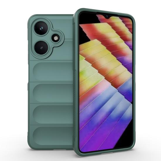 İnfinix Hot 30i Kılıf Esnek TPU Oyuklu Arka Yüzey Tasarımlı Tuhatu Etnik Silikon Kapak