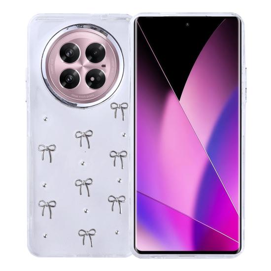 İnfinix Zero 40 5G Kılıf Airbag Tasarımlı Simli Şeffaf Tuhatu Kutup Kapak