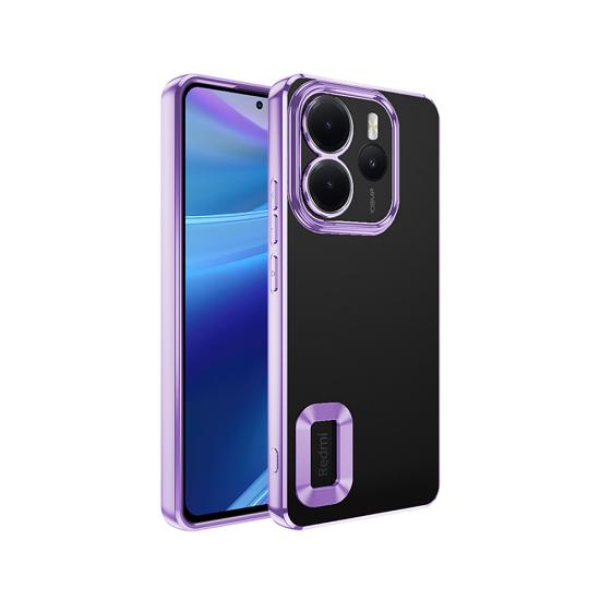 Xiaomi Uyumlu Redmi Note 14 4G Kılıf Kamera Korumalı Logo Gösteren Tuhatu Omega Kapak