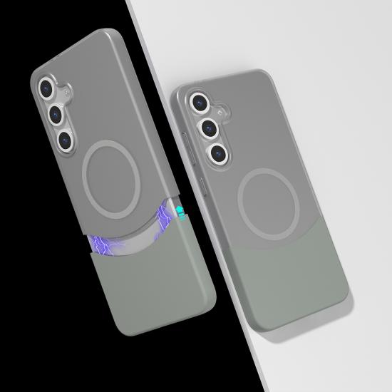 Galaxy Uyumlu S25 Kılıf M-Safe Şarj Özellikli Mıknatıslı Tuhatu Duble Kapak