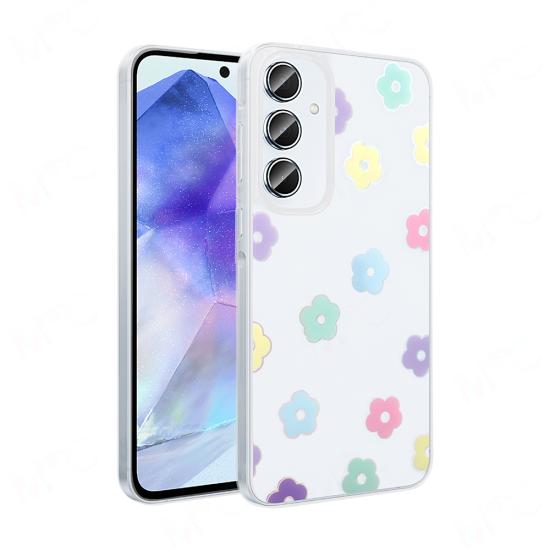 Galaxy Uyumlu A16 Kılıf Şeffaf Figürlü Tuhatu Folk Sert Kapak