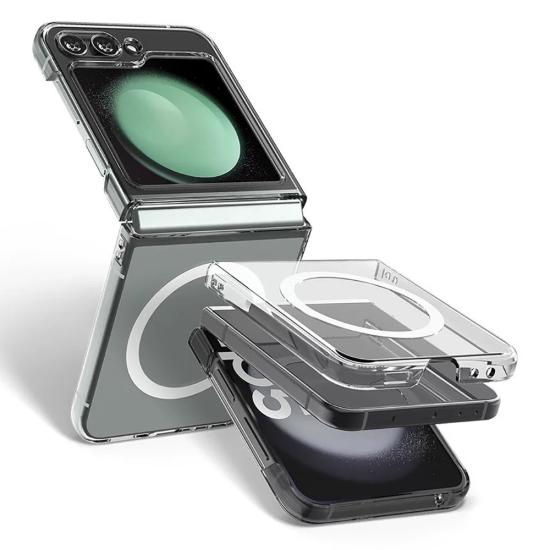 Galaxy Uyumlu Z Flip 6 Kılıf Kamera Korumalı M-safe Sert PC Tuhatu Porto Kapak